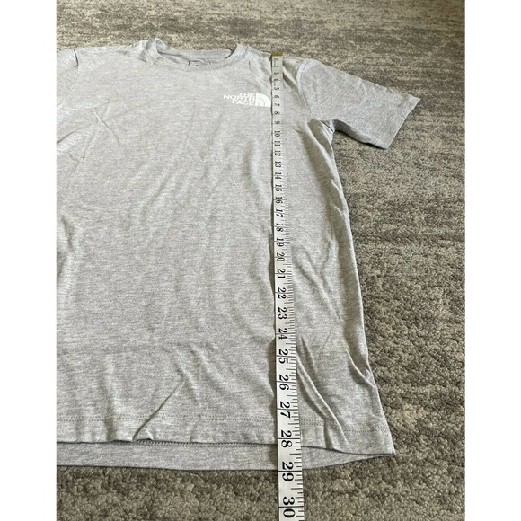The North Face Mens S Tee Shirt Gray Logo Never Stop Exploring NWT L9 - Picture 5 of 8